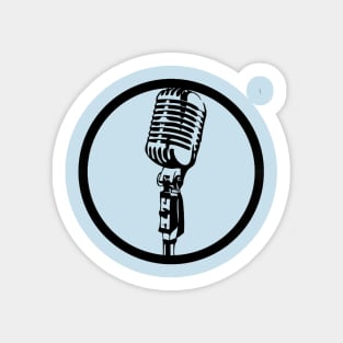 Retro microphone Sticker